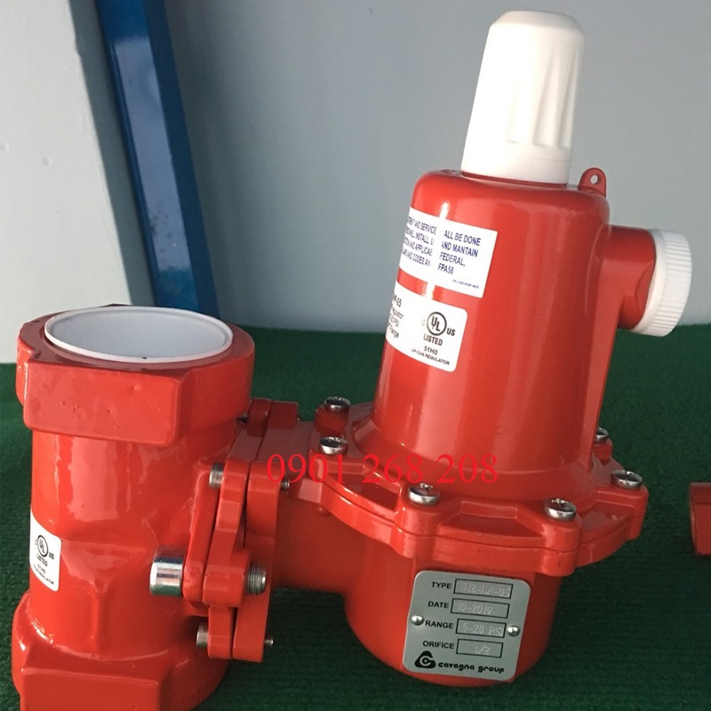 van điều áp cấp một 440kg/h 812HP reca